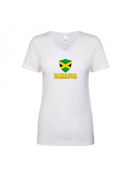 Jamaica World Cup Center Shield Women's V-Neck