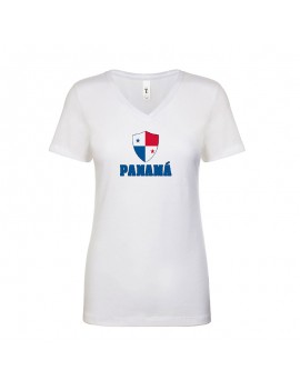 Panama World Cup Center Shield Women's V-Neck