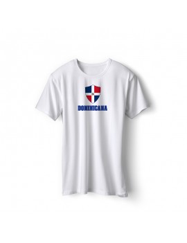 Dominican Republic World Cup Center Shield Men's T-Shirt
