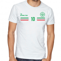 Iran  Men's Round Neck  T Shirt Jersey  10 Shield

Available colors, heather gray, white and other colors as you request.