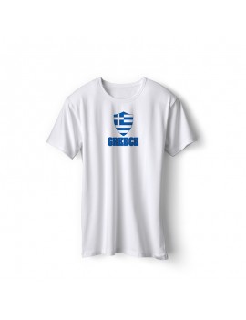 Greece World Cup Center Shield Men's T-Shirt