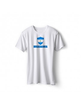 Nicaragua World Cup Center Shield Men's T-Shirt
