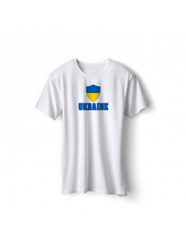 Ukraine World Cup Center Shield Men's T-Shirt