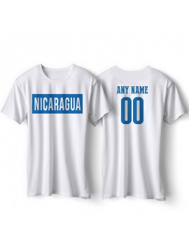 Nicaragua National Pride T-Shirt Nicaragua Libre Style 2 Personalized