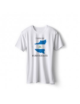 Nicaragua National Pride Te Quiero Libre Nicaragua T-Shirt