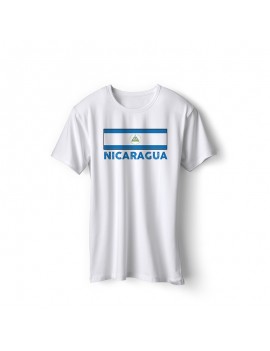Nicaragua National Pride Country flag T-Shirt Style 3